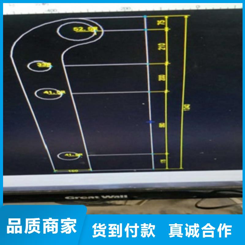 桥梁灯光防撞护栏201不锈钢复合管随心所欲定制当地品牌