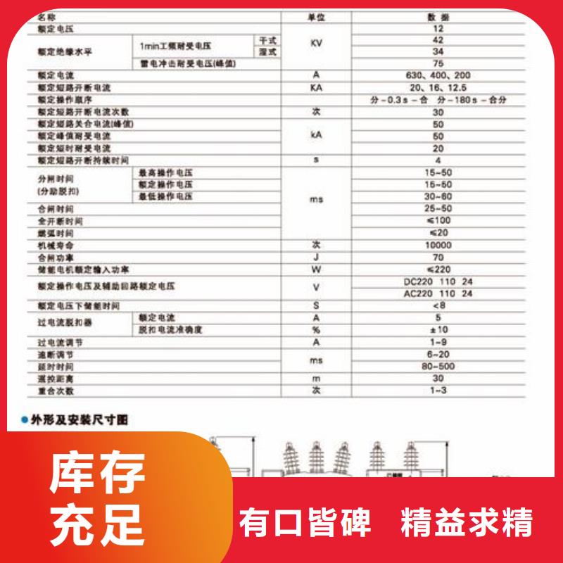 LN2-40.5/1600-25断路器樊高规格型号全