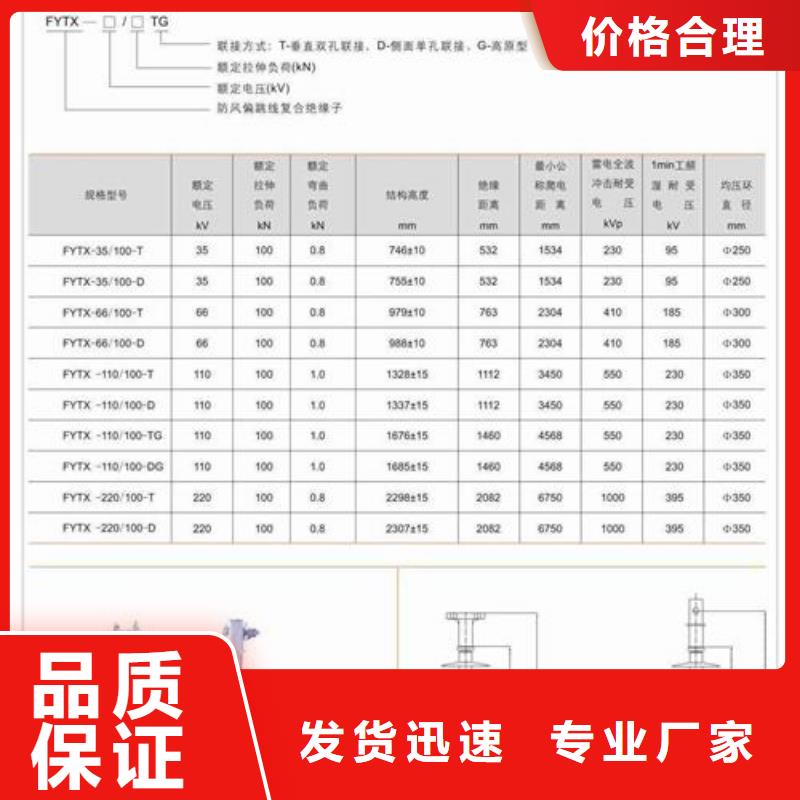 FZSW4-72.5/6G复合绝缘子本地货源