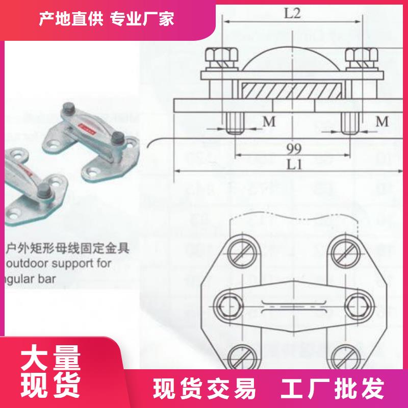 MWP-102铜(铝)母线夹具多少钱-母线固定金具MNP-301现货24小时下单发货