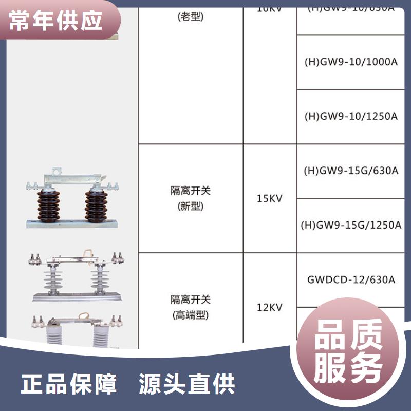 【隔离刀闸】HGW9-10W/1250户外高压交流隔离开关源头厂家量大价优