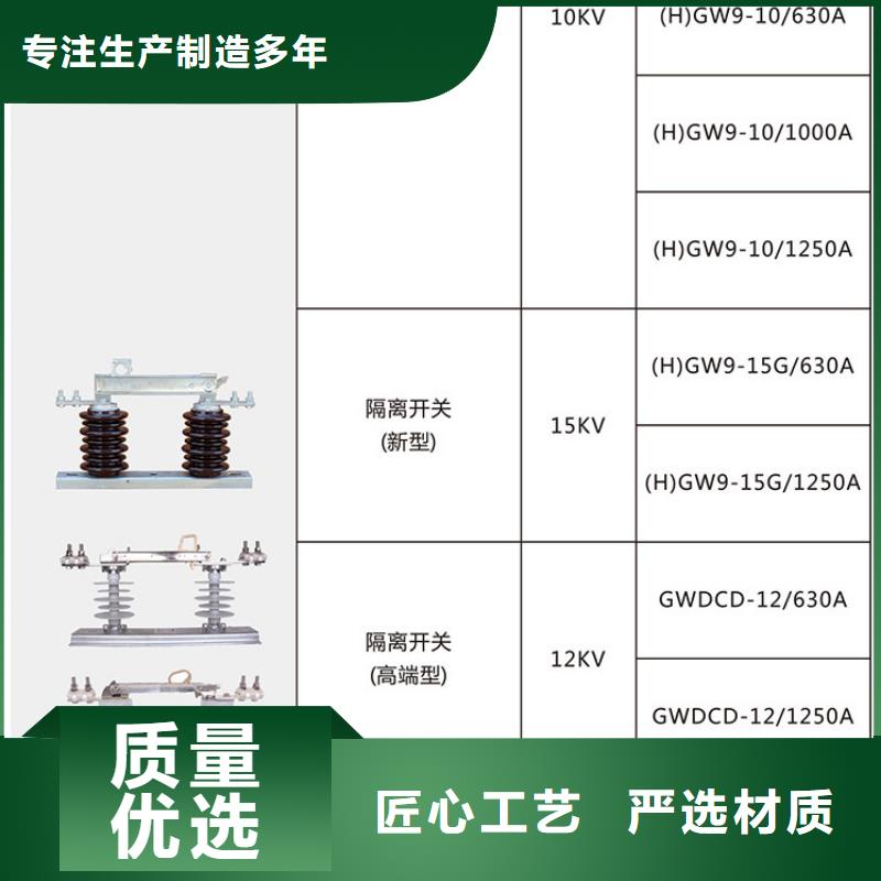 琼中县高压隔离开关HGW9-15/200实体厂家大量现货