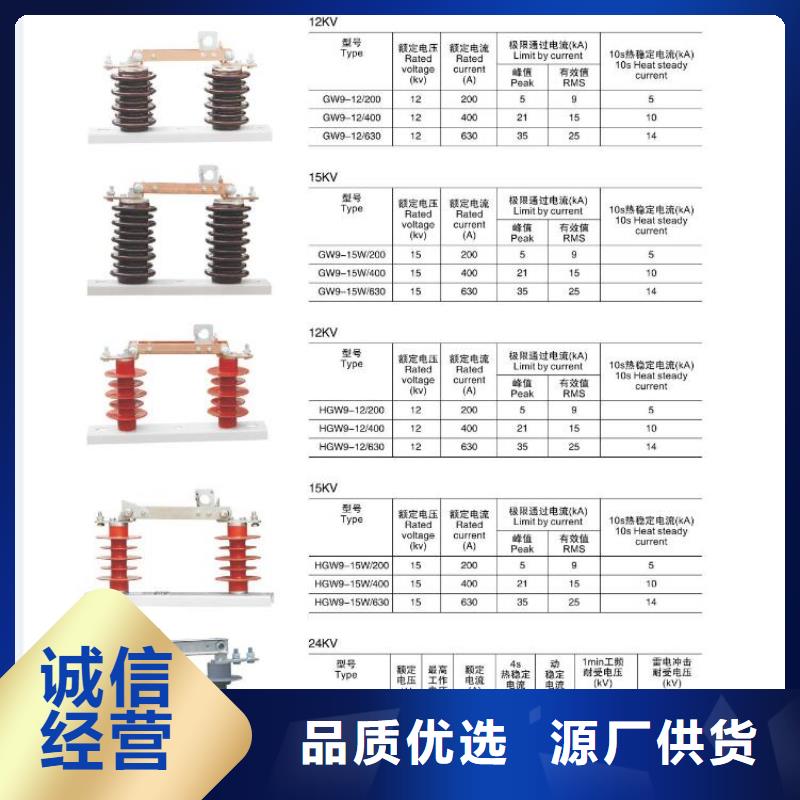 【高压隔离开关】GW5A-126IDW/630A采购