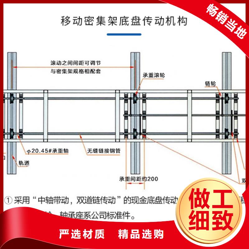 石台文本文件密集柜每一处都是匠心制作