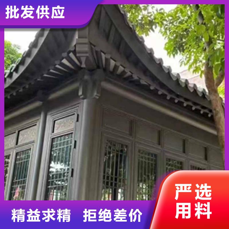 【古建亭廊】_长廊座椅铝代木采购无忧当地货源