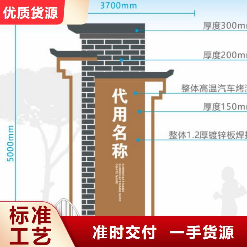 村口美丽乡村标识牌团队满足客户需求