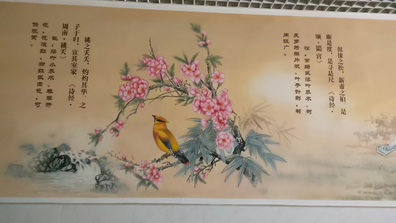 背景墙彩绘手绘墙画团队