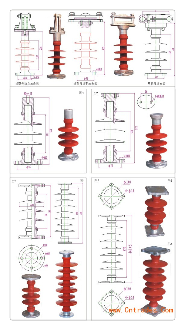 ZSW-63/4-3陶瓷支柱绝缘子多种场景适用